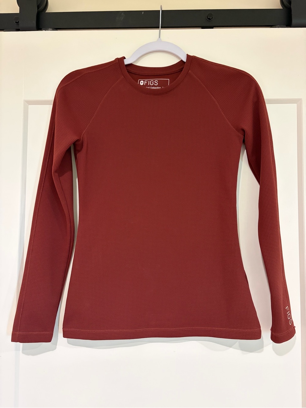 Figs waffle long sleeve and high waisted scrub jogger XXS